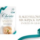 Flaked Yellowfin mix Skipjack Tuna Entrees in Gravy