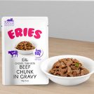 Chicken, Tuna with Beef Chunk in Gravy