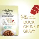 Chicken, Tuna with Duck Chunk in Gravy