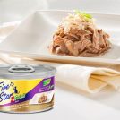 Big Mackerel Tuna Whole Loin Flakes Topped Juicy Chicken