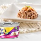 Big Mackerel Tuna Whole Loin Flakes Topped Wild Salmon