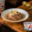 Tuna with Chicken in Broth